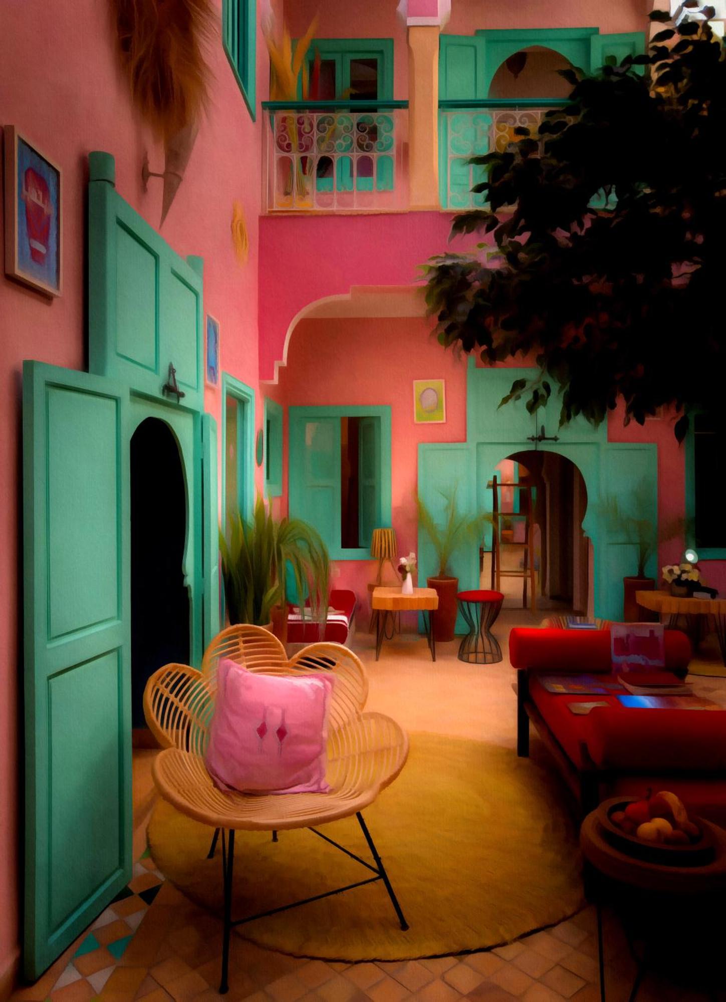 Riad Lauriers Blancs Marraquexe Exterior foto